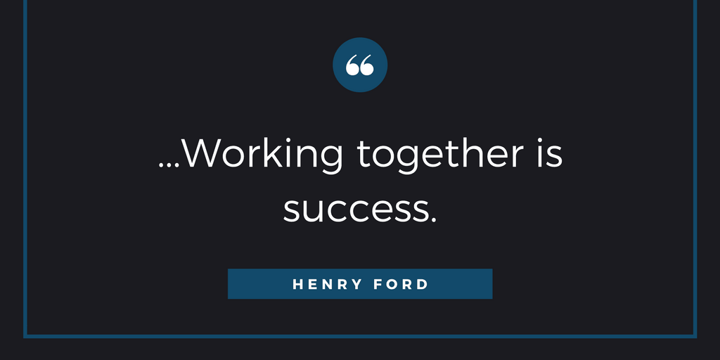 Working Together is Success.