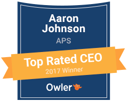Aaron Johnson, APS - 2017 Owler Top Rated CEO