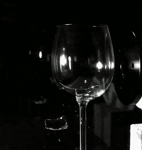 Wine Glass Shattering Gif