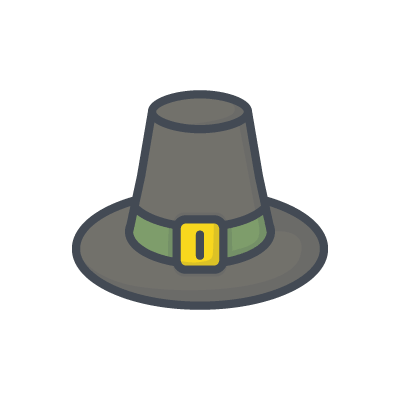 Pilgrim Hat Icon 