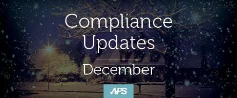 December 2018 Compliance Updates