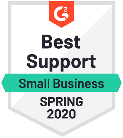 G2 Best Support Small Business Spring 2020