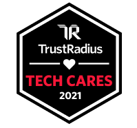 TrustRadius Tech Cares 2020 Badge