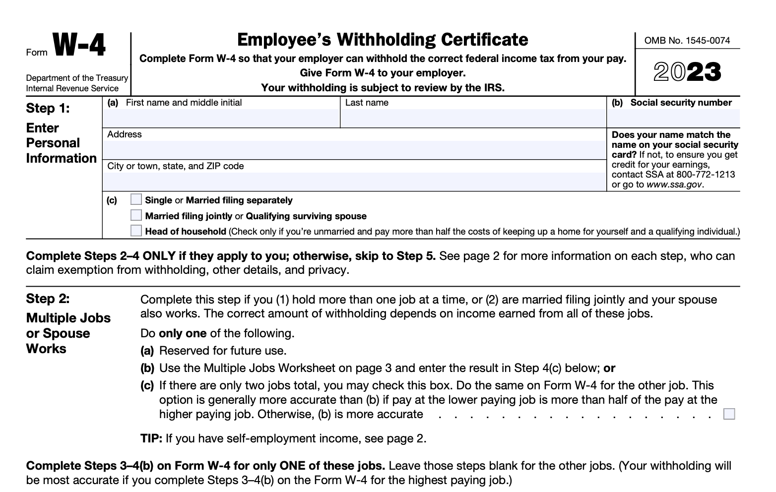 Form W-4