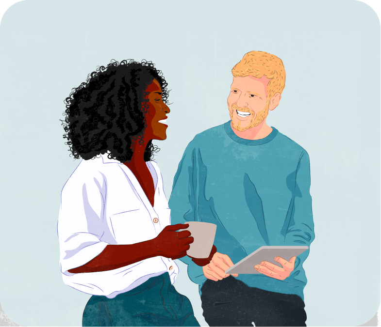 People Talking Illustration